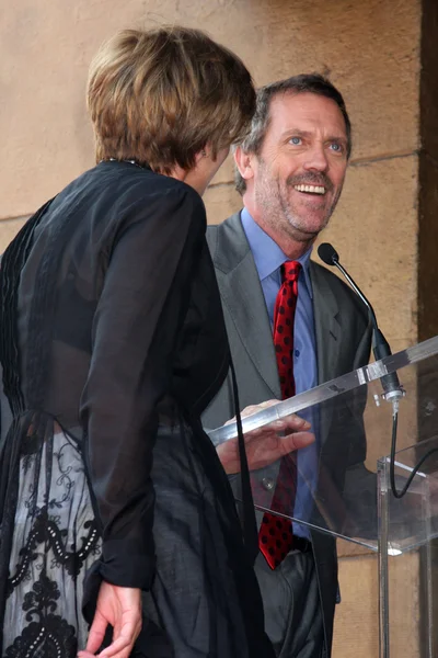 Hugh Laurie and Emma Thompson — Stock Photo, Image