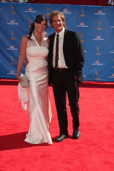 Scott Bakula és felesége Chelsea Fields — Stock Fotó
