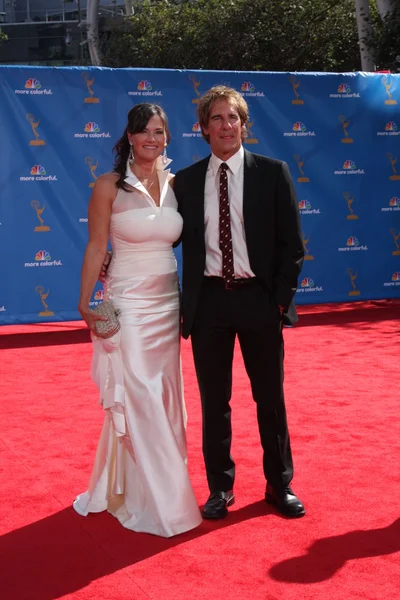 Scott Bakula és felesége Chelsea Fields — Stock Fotó