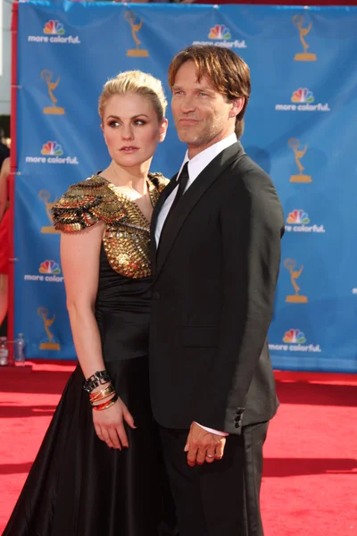 Stephen Moyer and wife Anna Paquin — Stock Photo, Image