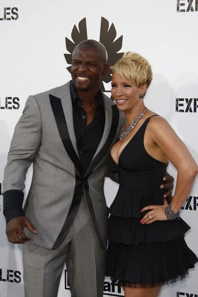 Terry Crews and Wife — Stock Photo, Image