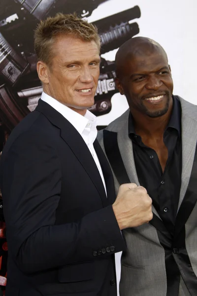 Dolph Lundgren and Terry Crews — Stock Photo, Image