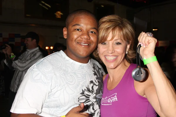 Kyle Massey and Forbes Riley — Stock Photo, Image