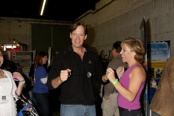 Kevin Sorbo et Forbes Riley — Photo