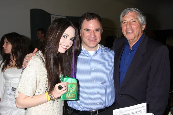 Gil R. Tatarsky, Jillian Clare and Victor Zeines — Stock Photo, Image
