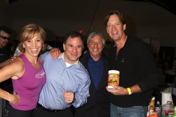 Forbes Riley, Gil R. Tatarsky, Victor Zeines, Kevin Sorbo — Stock Photo, Image