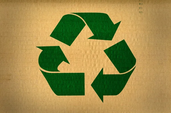 Πινακίδα ανακύκλωσης — Φωτογραφία Αρχείου