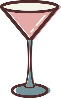 bir martini cam gösterimi