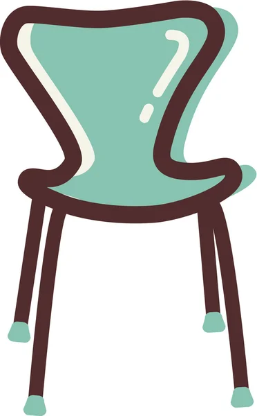 Illustration eines skandinavischen Stuhls — Stockfoto