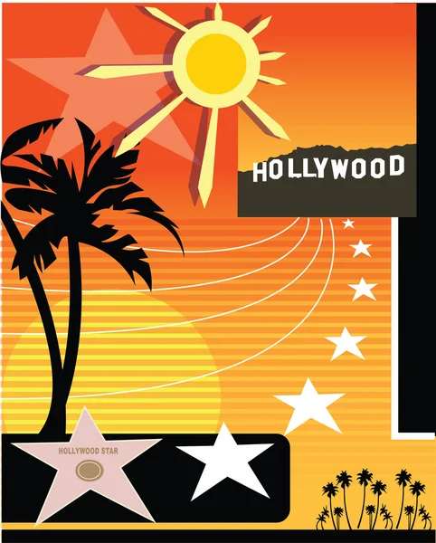 stock image A Hollywood based collage