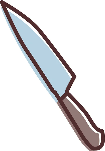 Ilustrace nůž — Stock fotografie