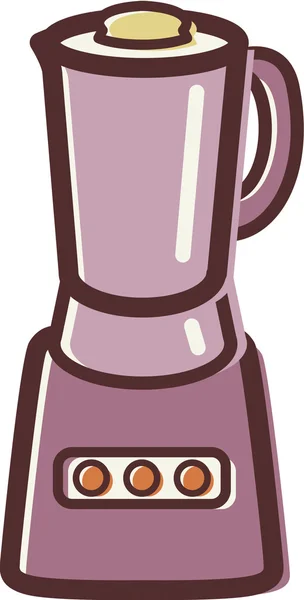 Ilustração de um liquidificador violeta — Fotografia de Stock