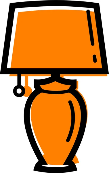 Illustrazione di una lampada — Foto Stock