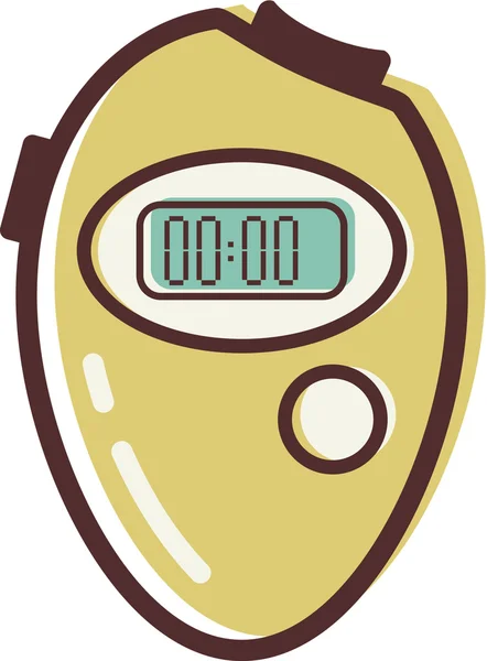 Ilustração de um cronômetro — Fotografia de Stock