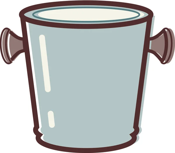 Illustration of an ice bucket — Stock Photo, Image