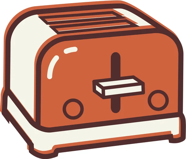 Иллюстрация тостера — стоковое фото