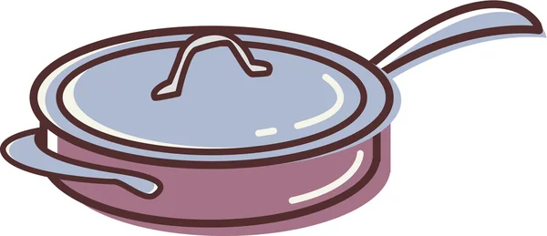Illustration of a frying pan — Stock Photo, Image