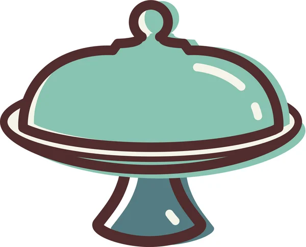 Illustration of a cake plate — Stock Photo, Image