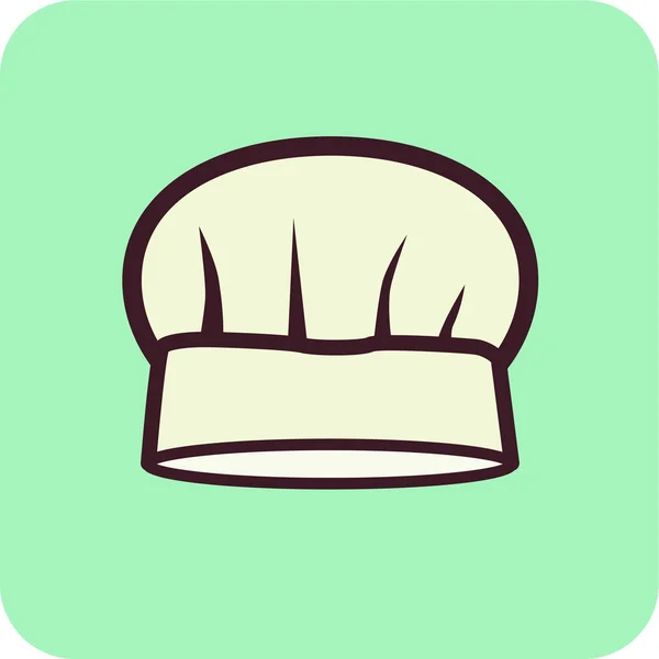 Ilustracja kapelusz kucharz — Zdjęcie stockowe