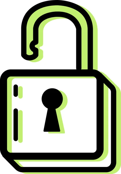 Illustration of a padlock — Stock Photo, Image