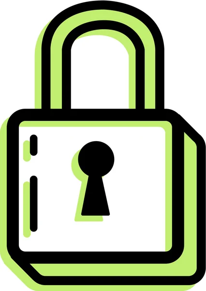 Illustration of a padlock — Stock Photo, Image