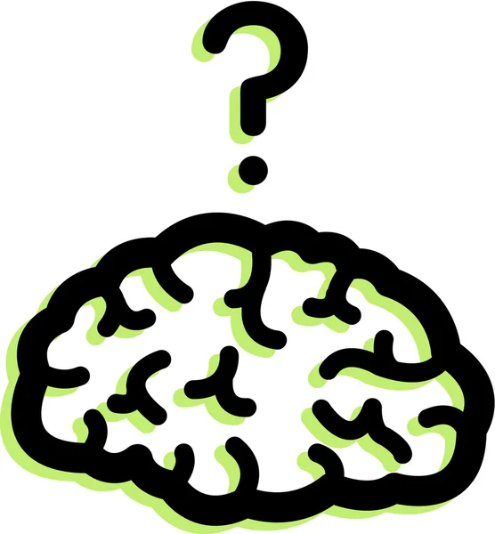 Illustration of a brain — Stock Photo, Image