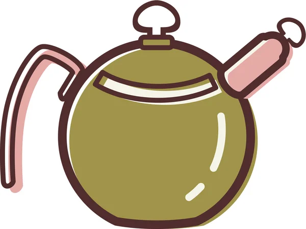 Иллюстрация чайника — стоковое фото