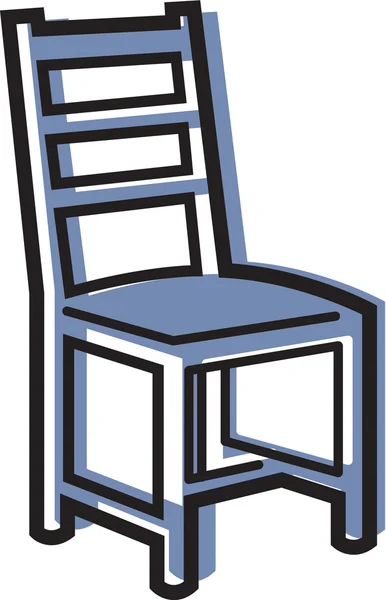 Illustrazione di una sedia — Foto Stock