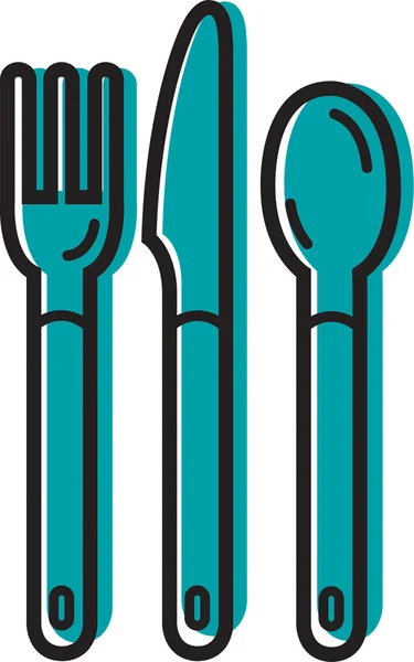 Illustration of cutlery — Stock Photo, Image