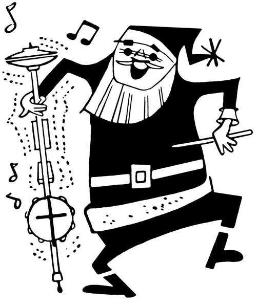 A Christmas inspired Santa illustration — Stock Photo, Image