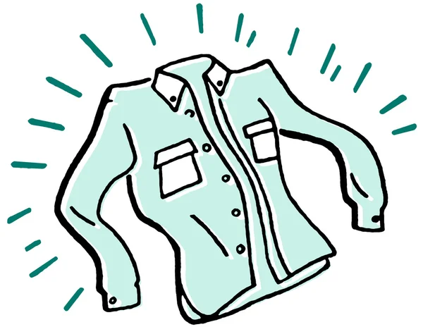 A laundered and ironed business shirt — Stock Photo, Image