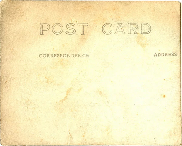 Carte postale vierge — Photo