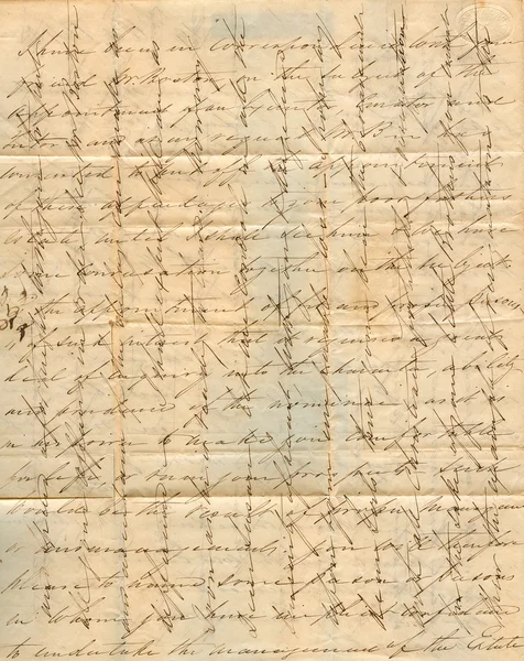 Antique letter — Stock Photo, Image