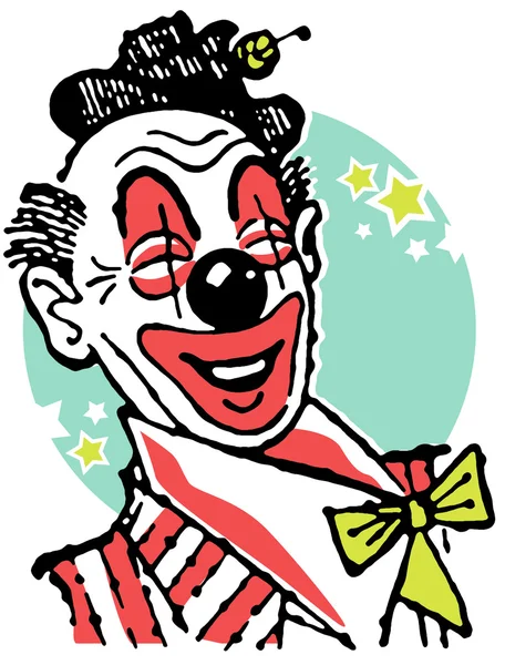 Иллюстрация клоуна — стоковое фото
