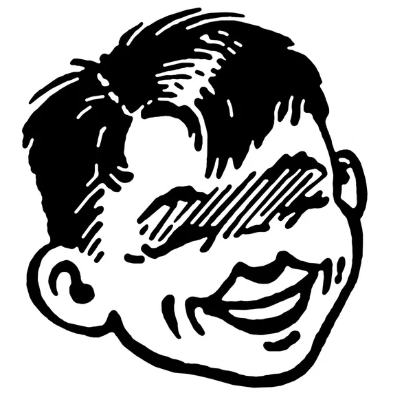Portrait of boy smiling — Stock Photo, Image