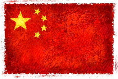 Flag of China clipart