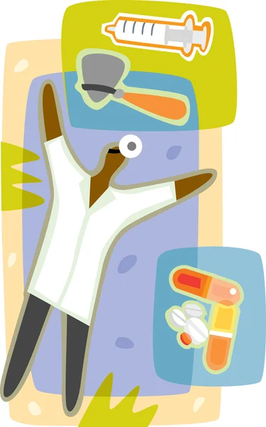 An illustration of a general practitioner — Stock Photo, Image