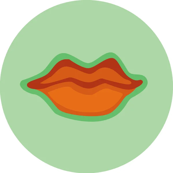Illustration av läppar — Stockfoto