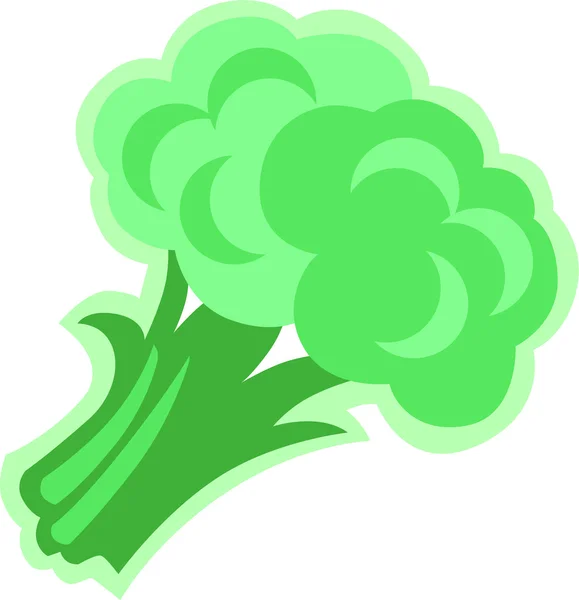 Ilustrace brokolice — Stock fotografie