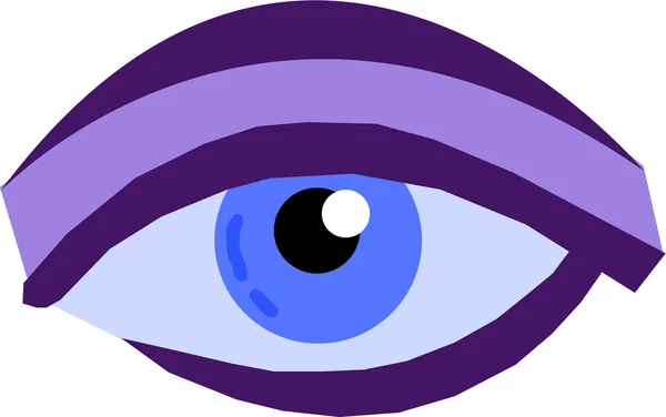 Illustration av ett öga — Stockfoto