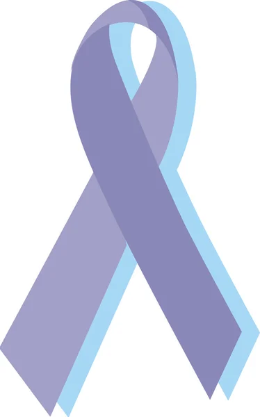 Eating disorders ribbon, purple — Stock Photo, Image