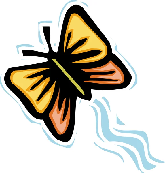 Rysunek motyla — Zdjęcie stockowe