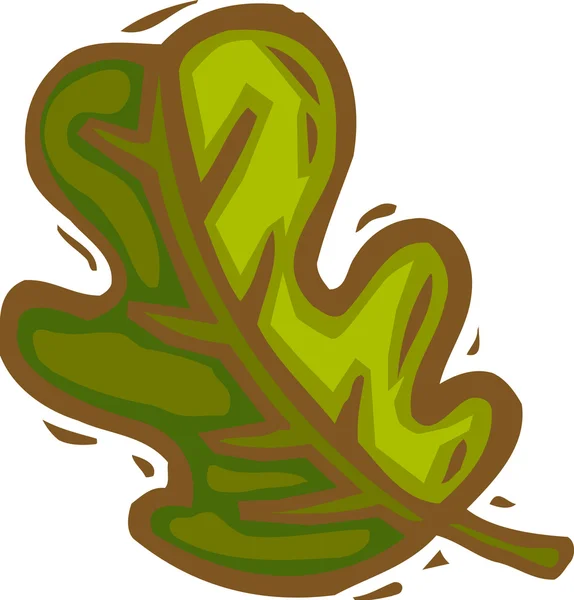 Illustration of a leaf — Stock Photo, Image