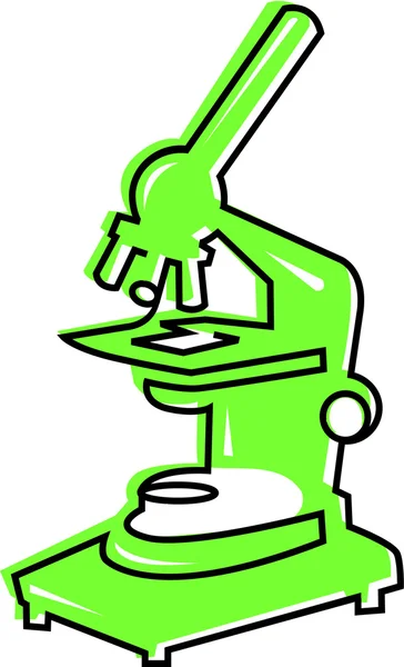 Drawing of a microscope — Stock Photo, Image