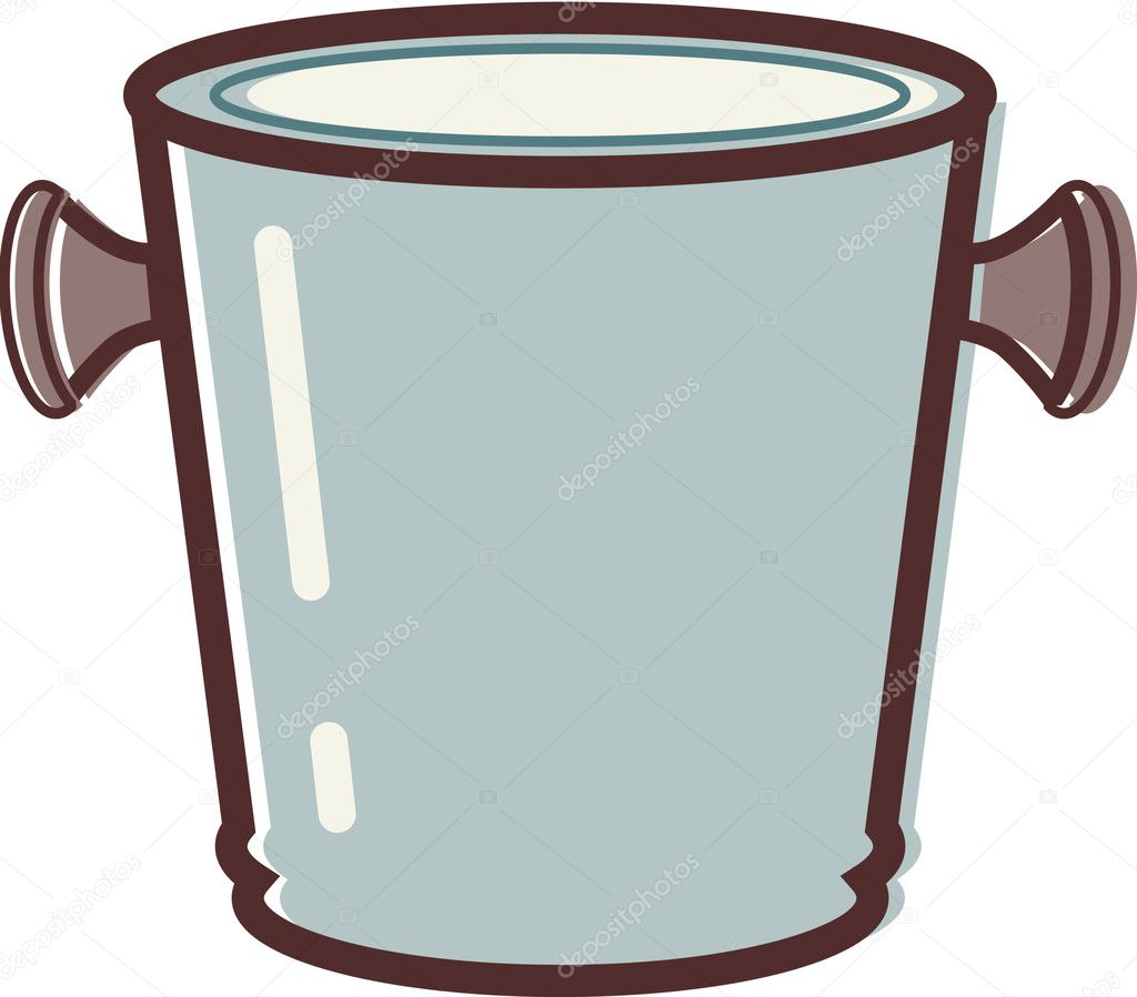 Illustration of an ice bucket