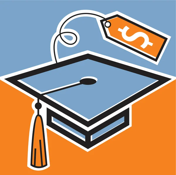 Capa de graduação com preço — Fotografia de Stock