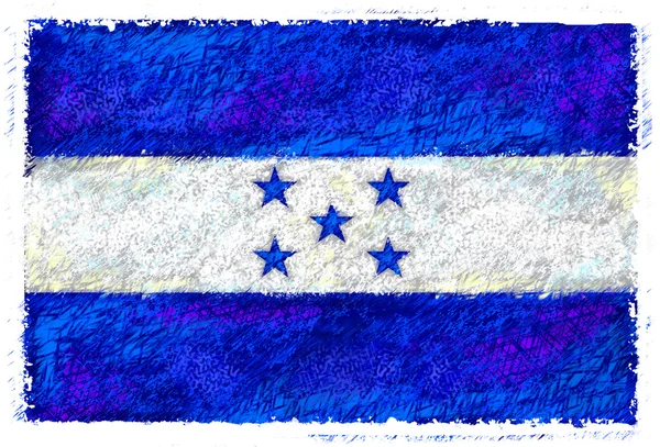 洪都拉斯国旗 — 图库照片