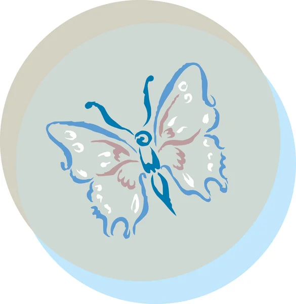 A drawing of a butterfly — Stock Photo, Image