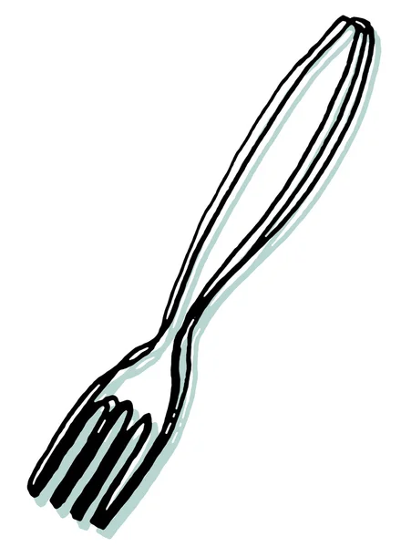 A fork — Stock Photo, Image