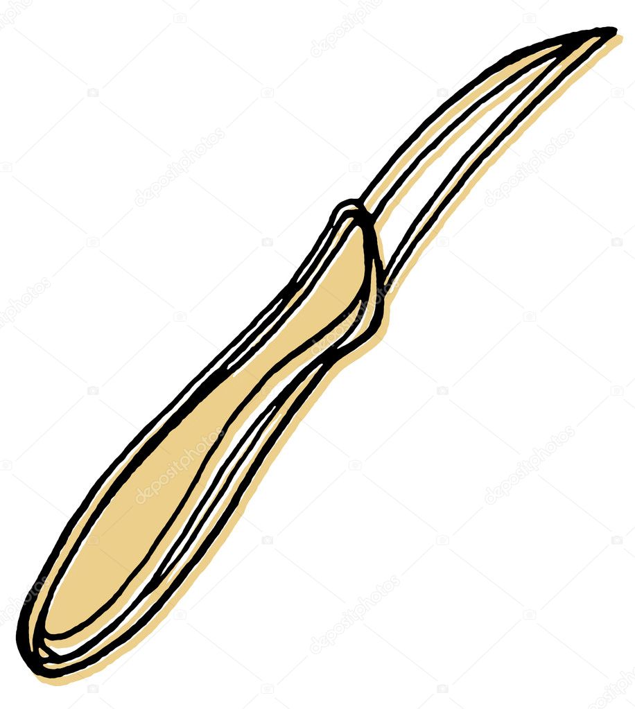 A paring knife